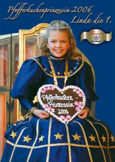 Pfefferkuchenprinzessin 2006 Linda die 1.